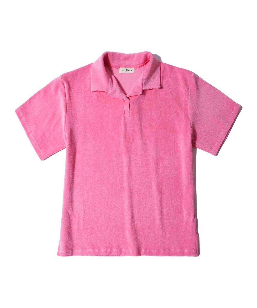 A3456 테리 칼라 티셔츠_Pink