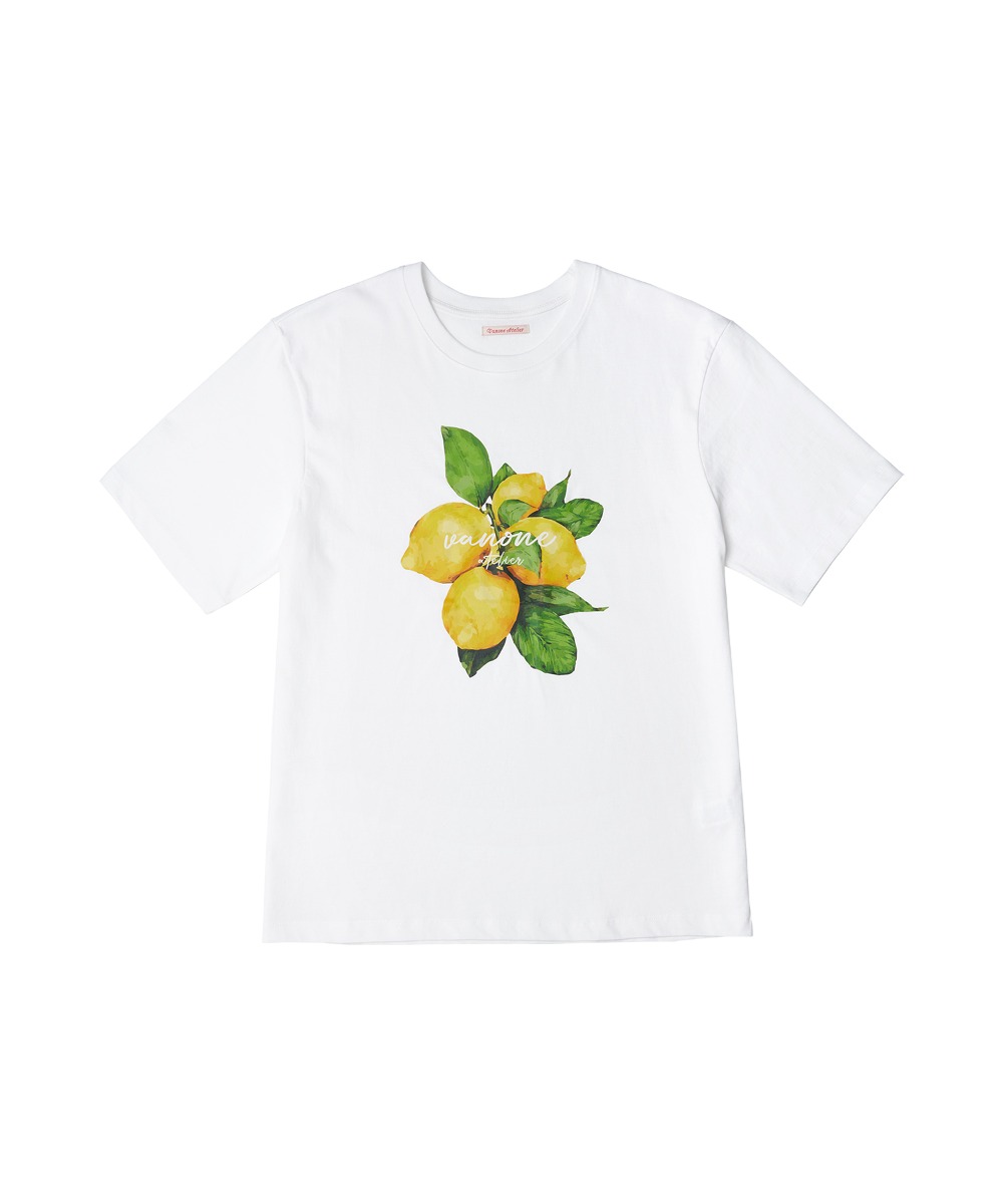 A3485 Big Lemon 티셔츠_White